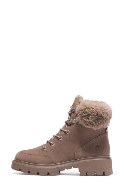 Timberland Cortina Valley Waterproof Hiking Boot In Taupe Nubuck