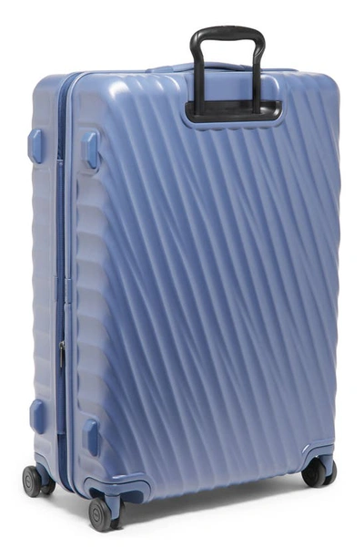 Shop Tumi 31-inch 19 Degrees Extended Trip Expandable Spinner Packing Case In Slate Blue Texture