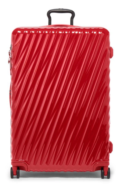Shop Tumi 31-inch 19 Degrees Extended Trip Expandable Spinner Packing Case In Red