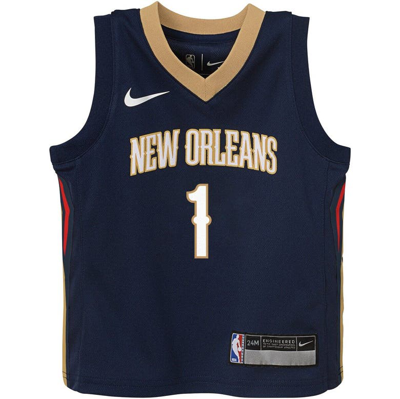 Shop Nike Infant  Zion Williamson Navy New Orleans Pelicans Swingman Player Jersey
