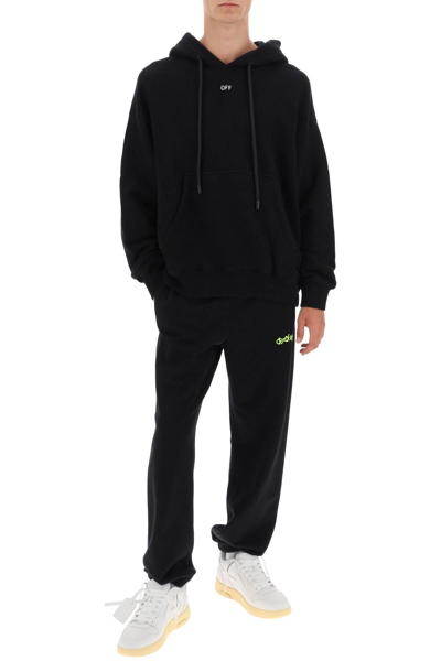 Shop Off-white Off-print Hoodie In Black