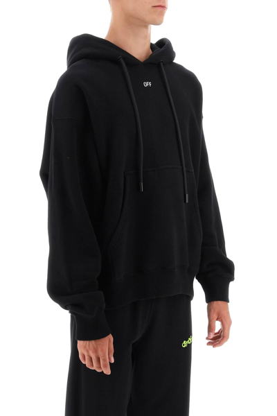 Shop Off-white Off-print Hoodie In Black