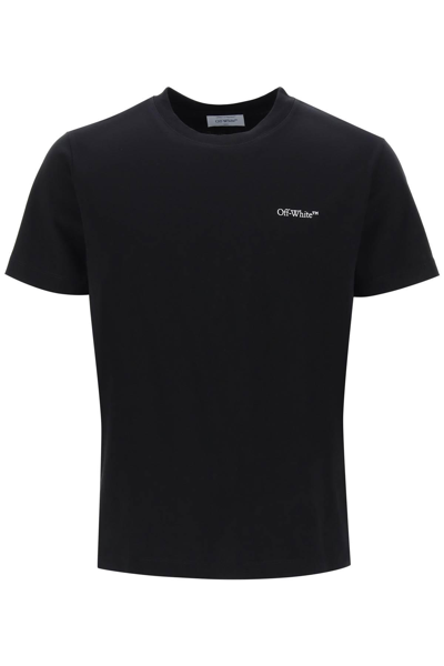 Shop Off-white Back Arrow Print T-shirt In Black