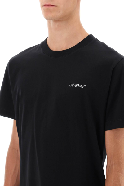 Shop Off-white Back Arrow Print T-shirt In Black