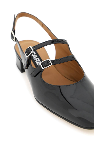 Shop Carel Patent Leather Slingback Mary Jane In Black