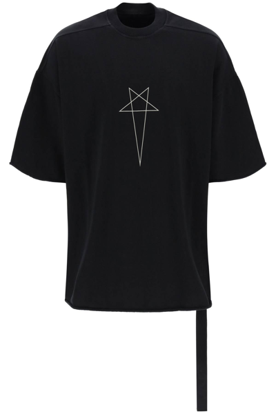 Shop Drkshdw 'tommy' Oversized T-shirt In Black