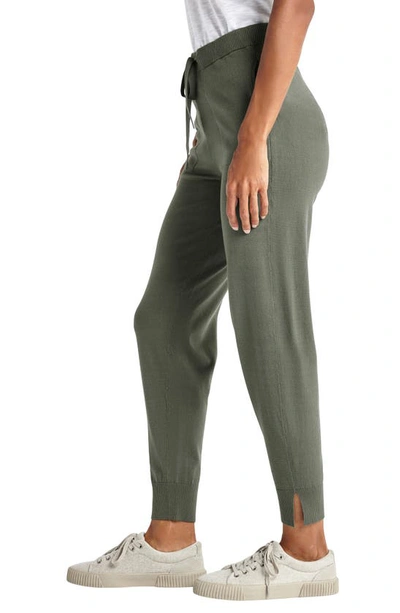 Shop Splendid Jeanne Sweater Joggers In V Olv Brn