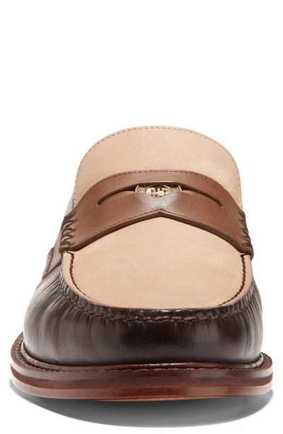 Shop Cole Haan American Classics Pinch Penny Loafer In Ch Dark Chocolate