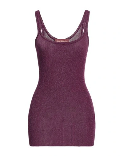 Shop Guardaroba By Aniye By Woman Top Mauve Size L Viscose, Polyamide, Polyester In Purple
