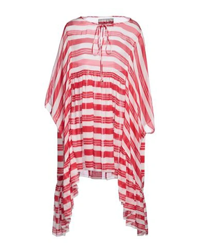 Shop Dolce & Gabbana Woman Cover-up Red Size 12 Silk