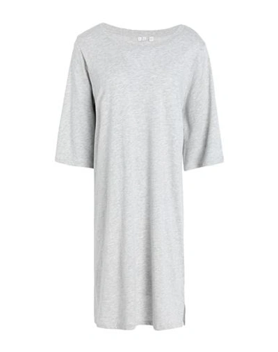 Shop Arket Woman Mini Dress Light Grey Size S Cotton, Viscose