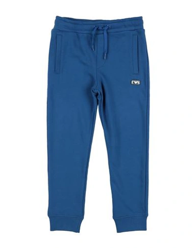 Shop Emporio Armani Toddler Boy Pants Blue Size 4 Cotton