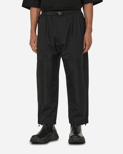 Shop Comme Des Garçons Homme Deux 3 Layer Nylon Taffeta Pants In Black