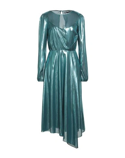 Patrizia Pepe Sera Woman Midi Dress Deep Jade Size 8 Polyester In Green