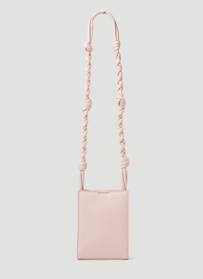 Shop Jil Sander Tangle Small Padded Shoulder Bag In Pink