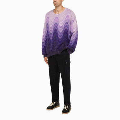 Shop Etro Crew-neck Sweater In Purple