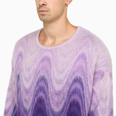 Shop Etro Crew-neck Sweater In Purple