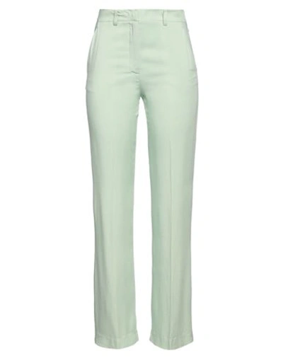 Hebe Studio Woman Pants Light Green Size 0 Wool In Green