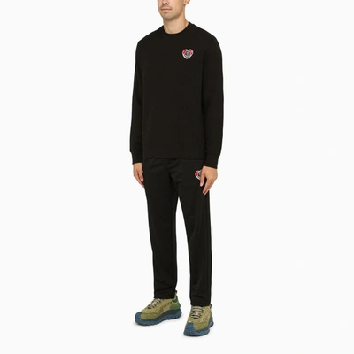 Shop Moncler Classic Sweatshirt With Logo In Black