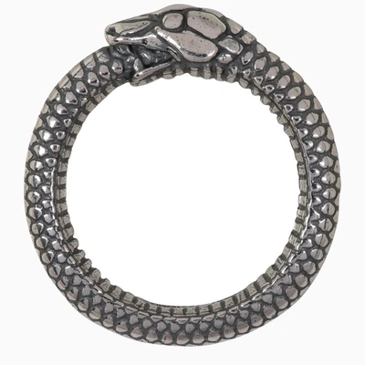Shop Nove25 Serpente Uroboro Ring In Metal