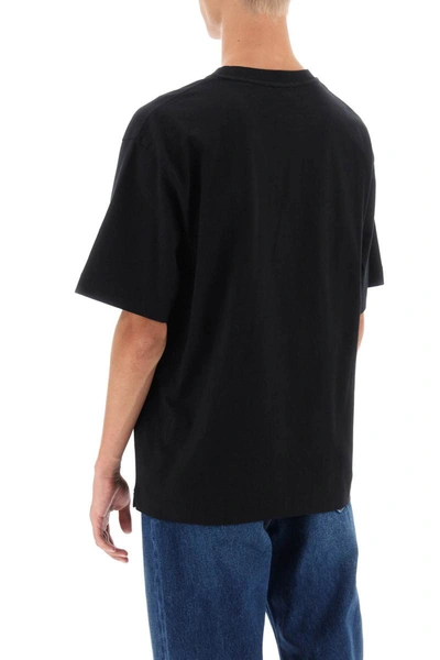 Shop Off-white Crew-neck T-shirt With Off Print In Black