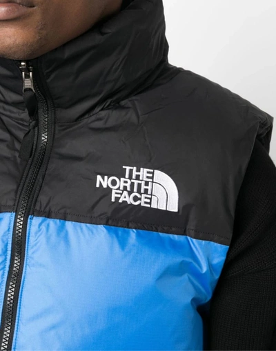 Shop The North Face 1996 Retro Nuptse Down Vest In Blue