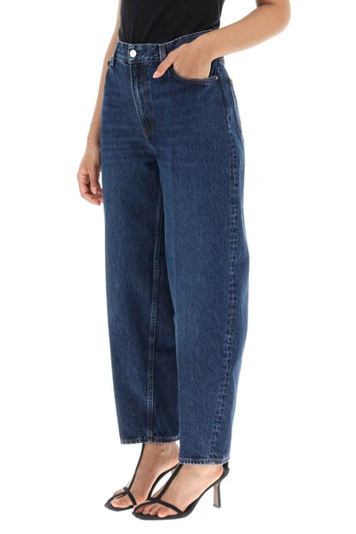 Shop Totême Toteme Wide Tapered Jeans In Blue