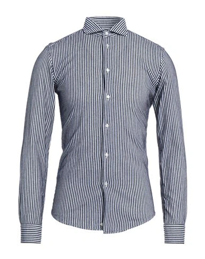 Shop Brian Dales Man Shirt Midnight Blue Size 15 ½ Cotton