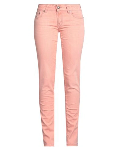 Jacob Cohёn Woman Jeans Pink Size 30 Cotton, Elastane In Pink