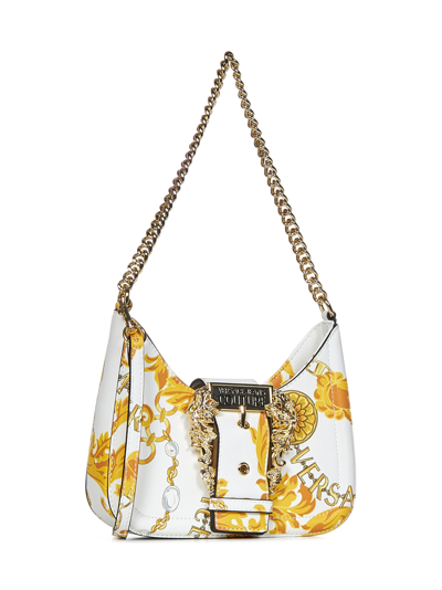 Shop Versace Jeans Couture Shoulder Bag In White
