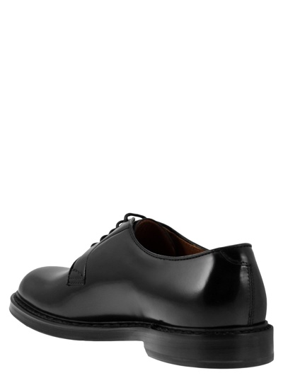 Shop Doucal's Horse - Derby Lace-up In Black