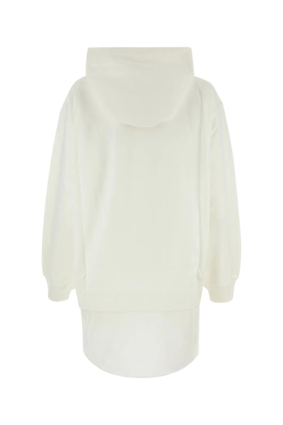 Shop Patou Ivory Cotton Oversize Sweatshirt In A White