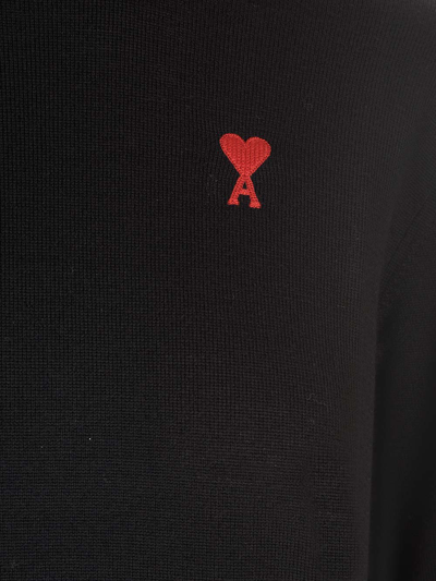 Ami Alexandre Mattiussi Turtleneck Sweater In Black