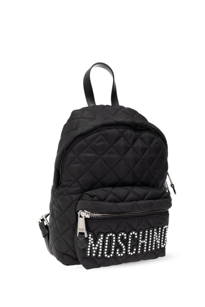 Shop Moschino Backpack With Logo In 3555