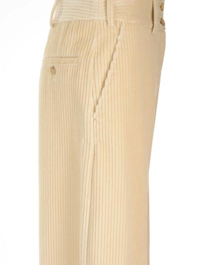 Shop Etro Wide-leg Trousers In White