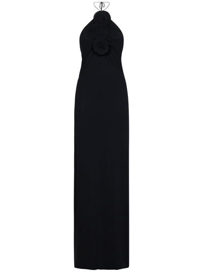 Shop Magda Butrym Long Dress In Black