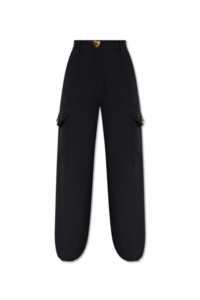 Shop Moschino Cargo Trousers  In Black
