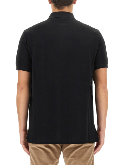 Shop Paul Smith Regular Fit Polo Shirt In Nero
