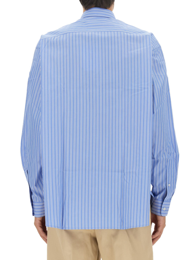 Shop Lanvin Oversize Fit Shirt In Blu