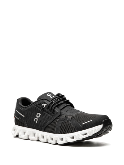 Shop On Running Cloud 5 Sneakers In Black White