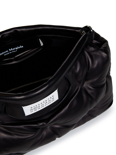 Shop Maison Margiela Glam Slam Classique Medium Shoulder Bag In Black