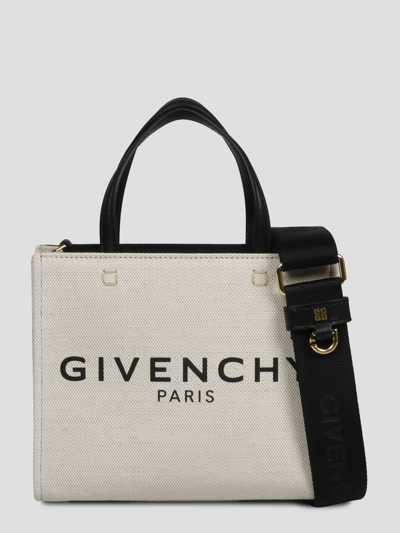 Shop Givenchy Mini G-tote Bag In White