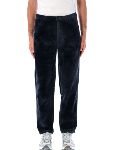 Shop Comme Des Garçons Shirt Chino Washed Pant In Navy