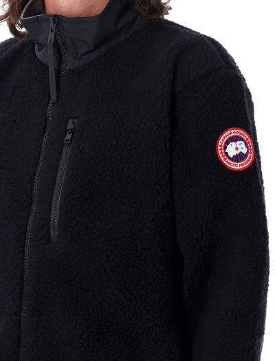 Shop Canada Goose Cg Kelowna Fleece Jacket In Black