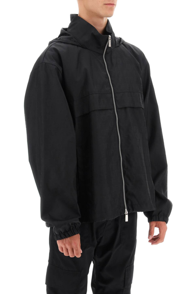 Shop Off-white Windbreaker Jacket With Off Motif In Black No Color (black)
