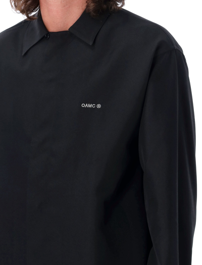 Shop Oamc System Shirt In Black