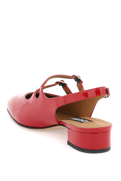 Shop Carel Patent Leather Slingback Mary Jane In Red (red)