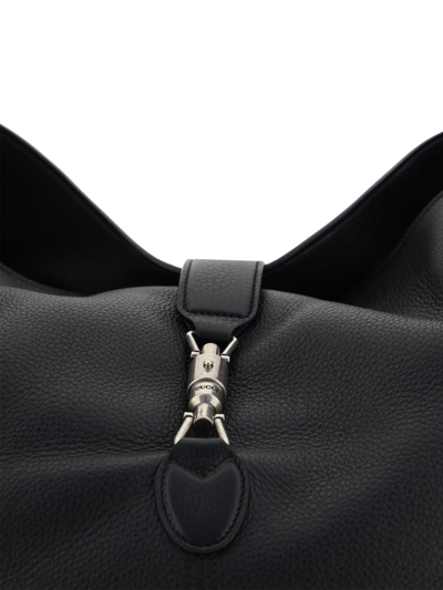 Shop Gucci Jackie 1961 Shoulder Bag In Black