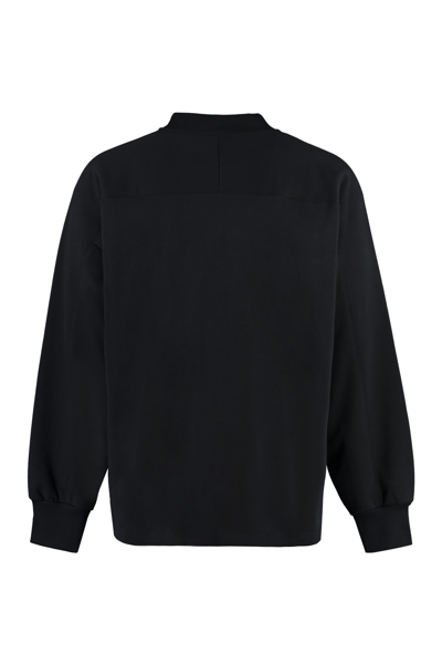 Shop Y-3 Half Zip Sweatshirt In Black