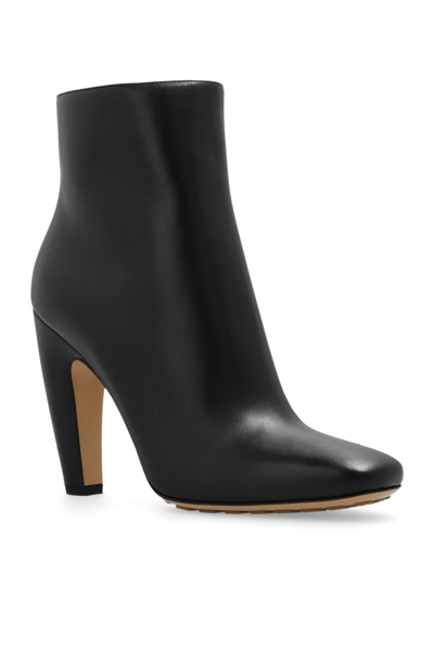 Shop Bottega Veneta Canalazzo Heeled Ankle Boots In Black